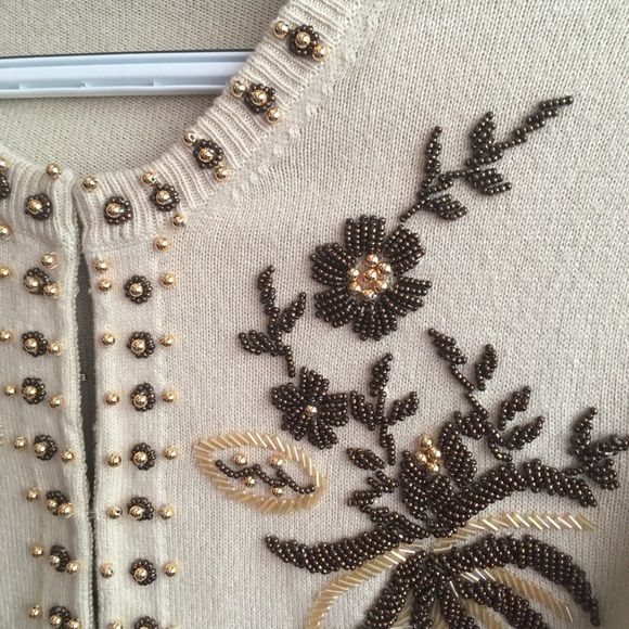 Moda International size S beaded cardigan - Picture 3 of 3